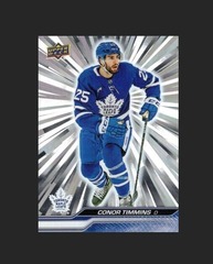 2023-24 Upper Deck Series 1 Outburst Silver Conor Timmins #173